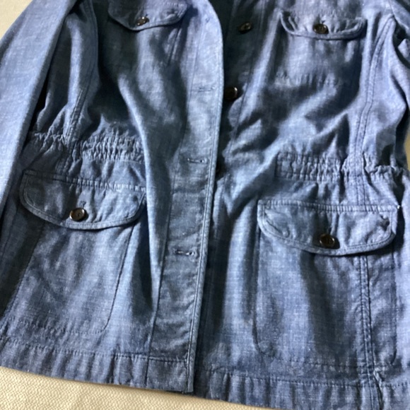 Talbots unlined blue jacket size L - Picture 7 of 13